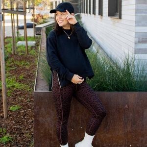 Gap Maternity Side Zip Nursing Sweatshirt - Black, Medium NWT